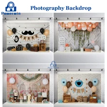 Powerwin Vinyl Photography Backdrop 150x210cm 80x125cm Children Christmas Birthday Wedding Party Photo Studio Background Cloth