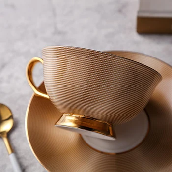 

Simple Europe Ceramic Afternoon Ceramics Coffee Cup Set Tea Elegant Safe Chinese Tekopp Best Cups Drinks Products LZI087