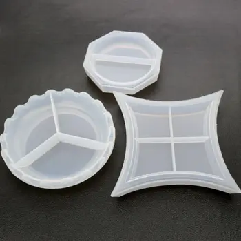 

DIY Crystal Epoxy Mould Irregular Plate Molds High Mirror Handmade Coaster Mold Dried Flower Resin Decorative DIY Hand Crafts