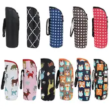 Изолированная сумка для детской бутылочки с милым мультяшным рисунком, термоизоляционная грелка, сумка для кормления, многофункциональная сумка для коляски, зимняя сумка