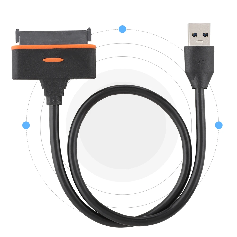 Мобильный жесткий диск коробка USB3.0 к SATA3.0 Кабель привода 2,5 дюймов 5 Гбит/с скорость передачи внешний разъем кабель Поддержка OTG