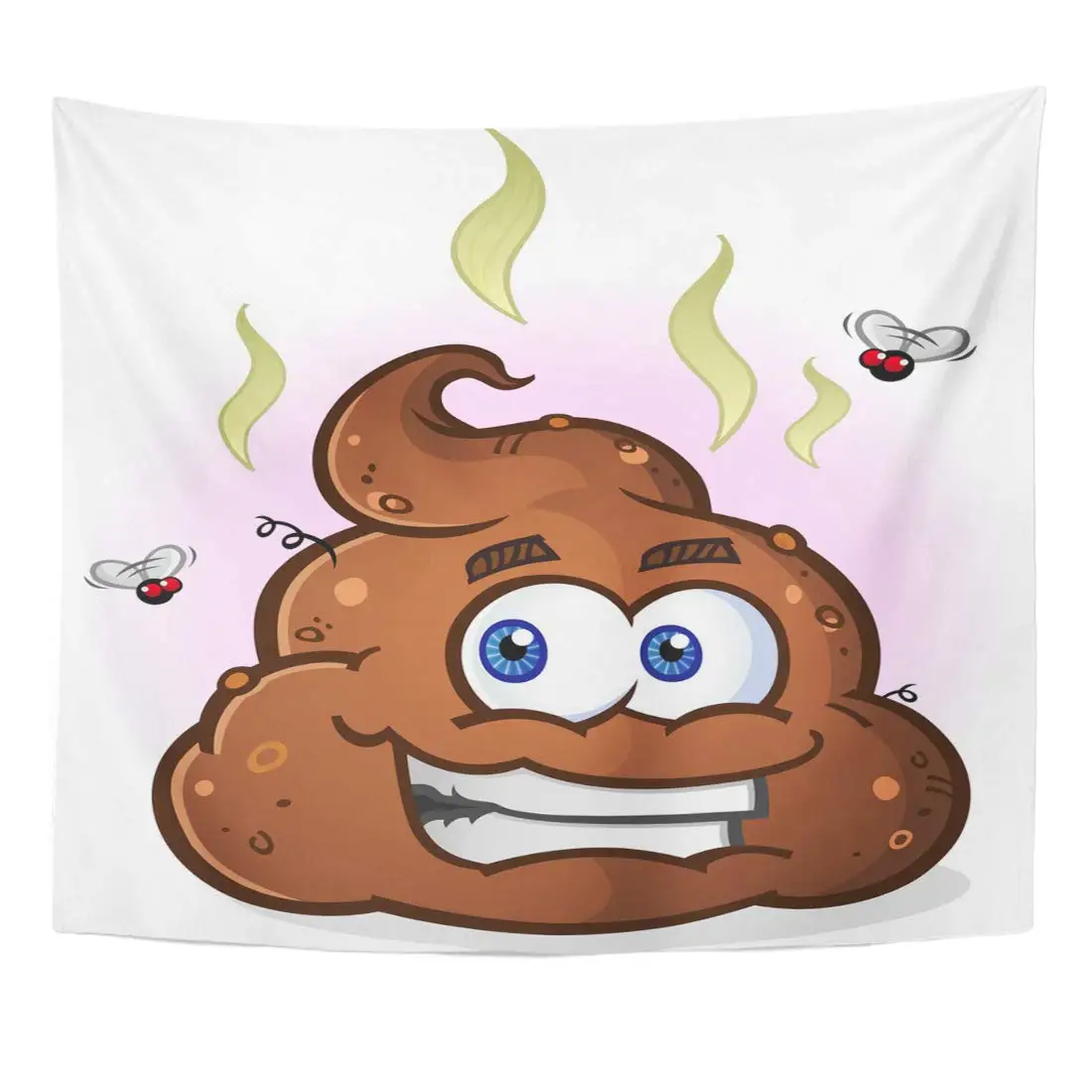 Вонючий хит вонючий ворс колючей мультяшный персонаж какашка продаж гобелен