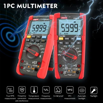 

UT17B PRO LED Voltmeter Ammeter VFC Capacitance Temperature Auto Range Digital Multimeter True Rms Resistance Voltmeter