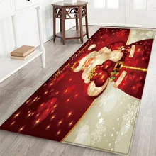 Рождественский тематический Прямоугольный Коврик, мягкий фланелевый напольный коврик для дома, спальни, гостиной, украшение, 3D нескользящий Рождественский ковер, поставка