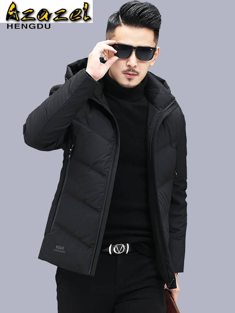 

Azazel Winter Down Jacket Men 2020 Men Clothing Thick Clothes Hooded Men's Jackets Korean Coat Male Chaqueta Hombre LXR582