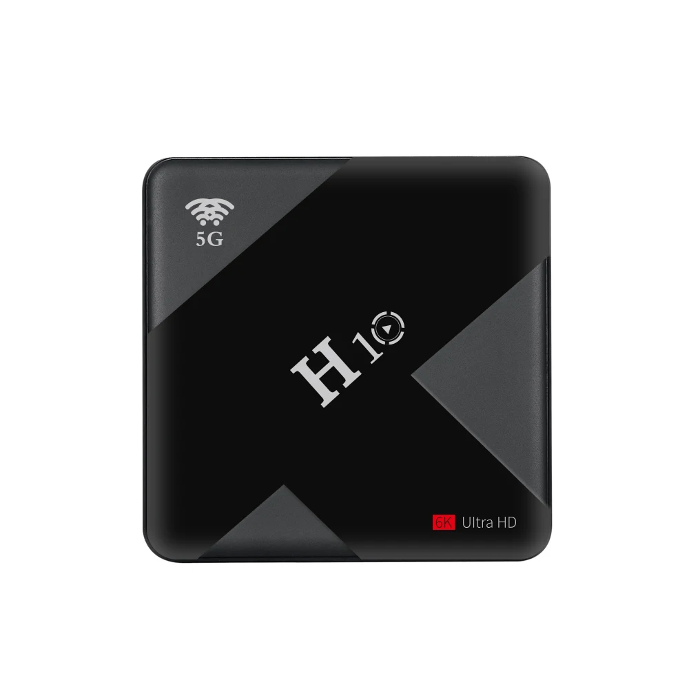 H10 Smart tv Box Allwinner H6 Android 9,0 4K tv Box 4GB ram 32 GB/64 GB EMMC rom 5G wifi lcd цифровой дисплей HD H.264 телеприставка