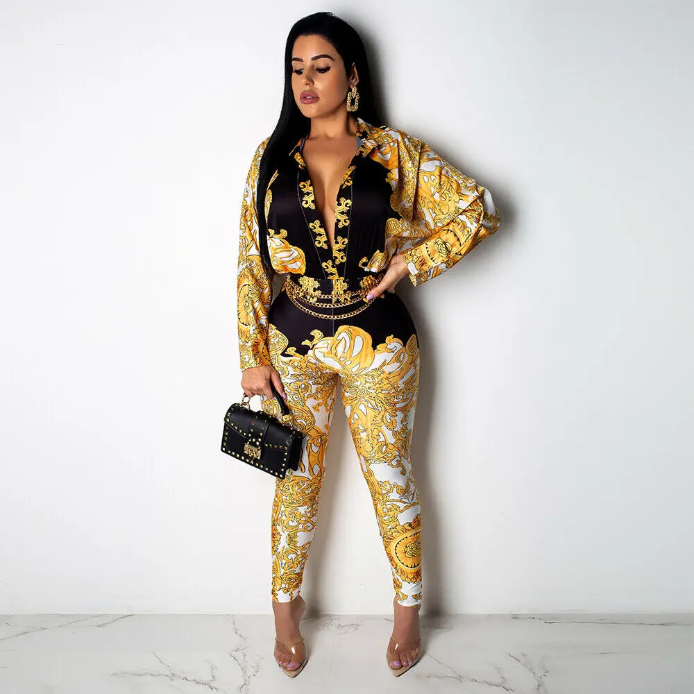 Винтажные женские узкие брюки с длинными рукавами модный сексуальный комбинезон дамское вечернее платье в повседневном стиле уникальный нарядный боди комбинезон
