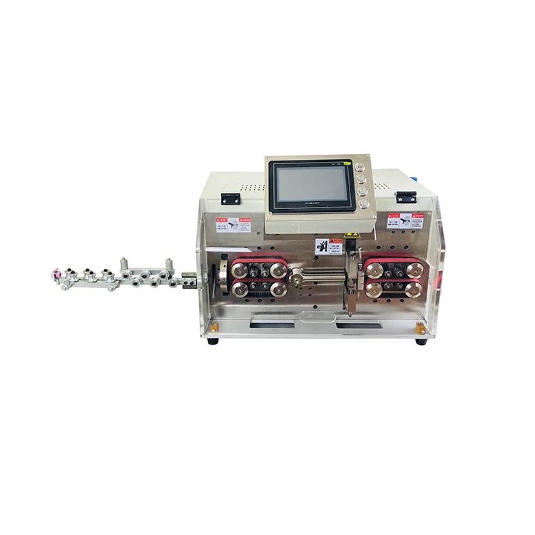 A-114 Three cores wire stripping and cutting machine
