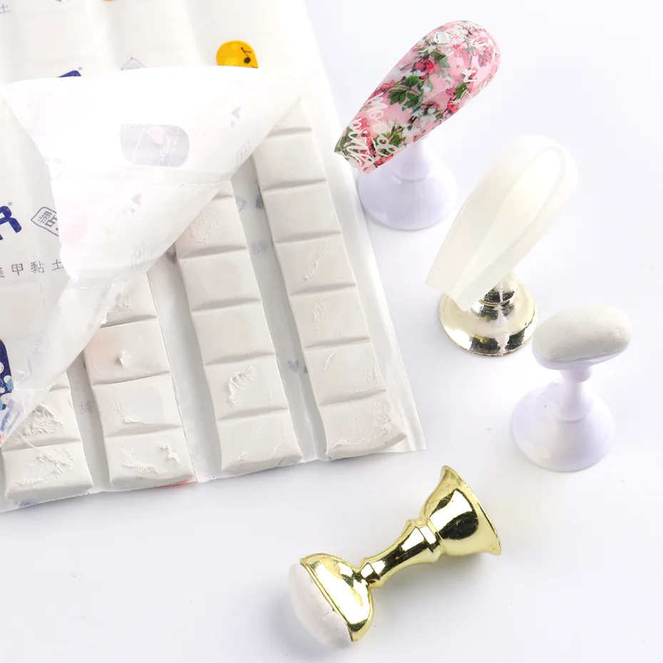 Multifunctional Adhesive Glue Clay For Gel Polish Tips Holder False Nails Plasticine Manicure Super sticky Nail Tools 6