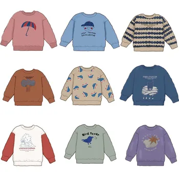 

bobo Autumn Winter Kids Boy Clothes Long Sleeve T Shirts Cartoon Boys Sweatshirts outwear Baby Tees Tops Children Clothing 1-10Y