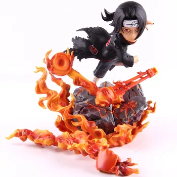 

Anime Naruto Shippuden Uchiha Itachi action figure fireball ver.GK Statue PVC Figure Collectible Model Toy gift Christmas