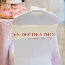 Красивый кружевной ремень на стул из спандекса, лента из лайкры, галстук-бабочка для банкета, свадебного украшения чехлов на стул