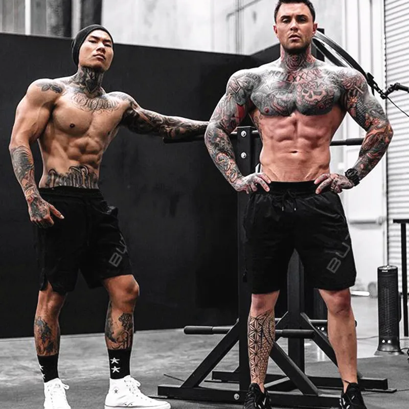 Black Friday Summer Mens Fitness Shorts Bodybuilding Joggers Quick-drying Cool Shorts 2019 Pants Male Casual Brand Sweatpants Gyms Shorts men