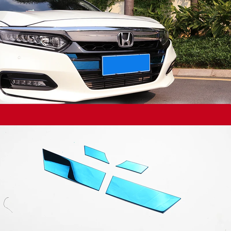 Lsrtw2017 бамперная решетка чистая отделка для Honda Accord 10th интерьерные аксессуары для формовки из нержавеющей стали