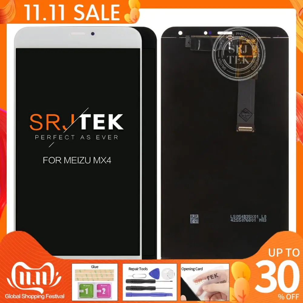 5 36 дюймов 1920x1152 ЖК-дисплей для MEIZU MX4 Дисплей кодирующий преобразователь