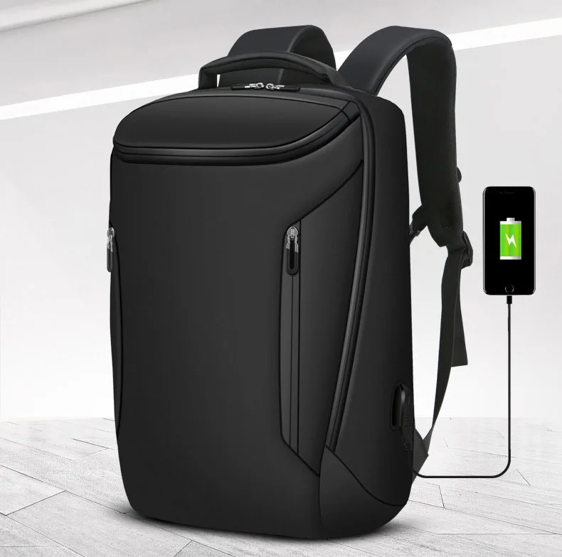 FLYONE водонепроницаемый Оксфорд usb зарядка Противоугонный рюкзак для мужчин многофункциональный 15,6 дюймов дорожная сумка для ноутбука школьная большая сумка Mochila