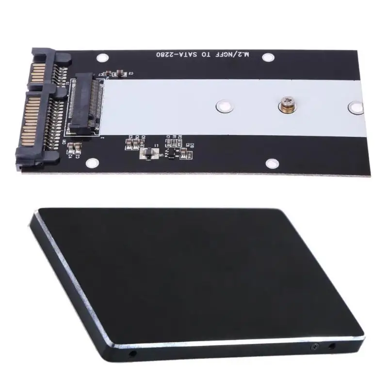 B Key M 2 NGFF SSD to 2 5in SATA Converter Adapter Card 2230 2280 2