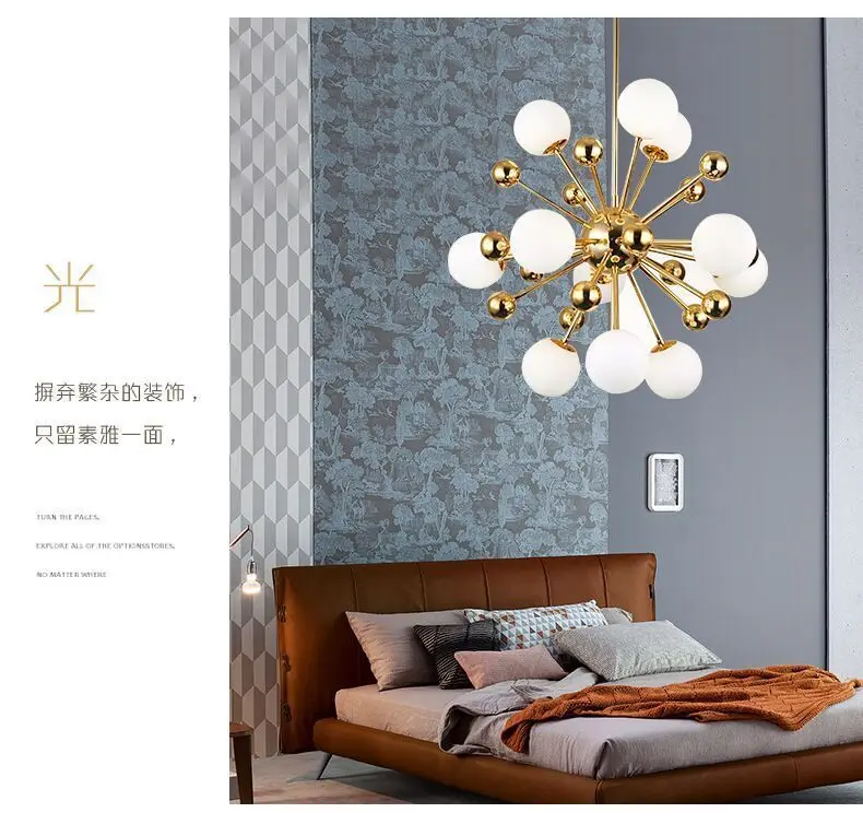 

LED Postmodern Nordic Iron Glass Bubbles Designer LED Lamp LED Light.Pendant Lights.Pendant Lamp.Pendant light For Dinning