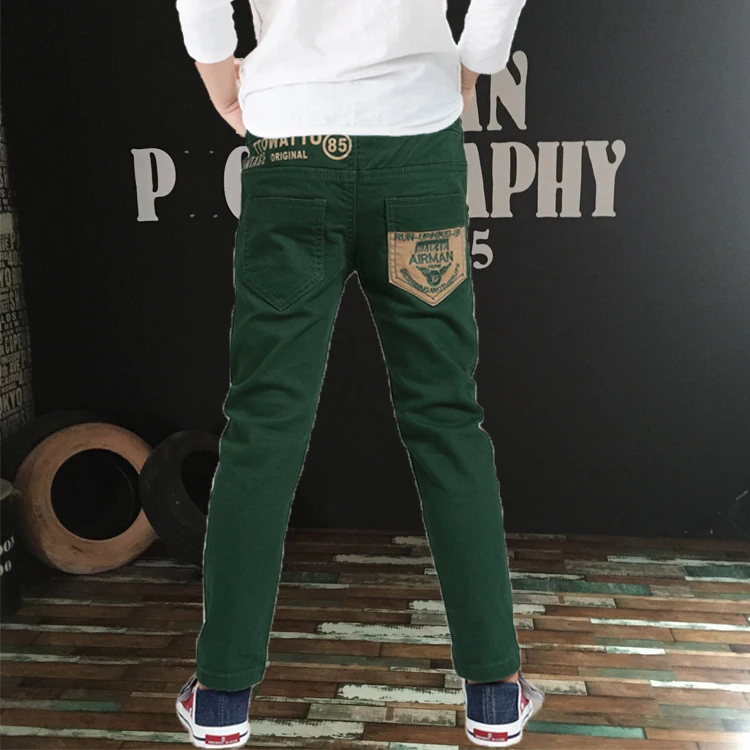 Kids Clothes High Quality Boys Casual Pants Kids Full Length Pants Letter Printed Children Trousers Spring Autumn Boys Pants