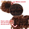 MEIFAN Bride Messy Big Hair Bun Curly Chignon with Comb Clips in Hair Tail Cover Ponytail Extension Synthetic Natural Fake Hair ► Photo 3/6