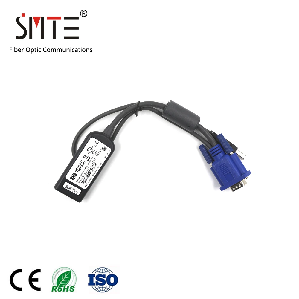 396633-001 VGA к RJ45 + USB для AF623A KVM интерфейсный адаптер 1PK консоли USB действительных сред KVM cnsl USB VM CAC МИТФК adptr