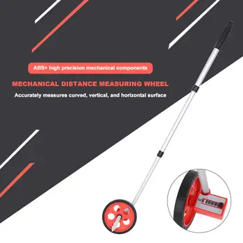

Portable 450mm Handheld Wheel Range Finder Distance Measuring Tool Collapsible Mechanical Distance Measuring Wheel Machine