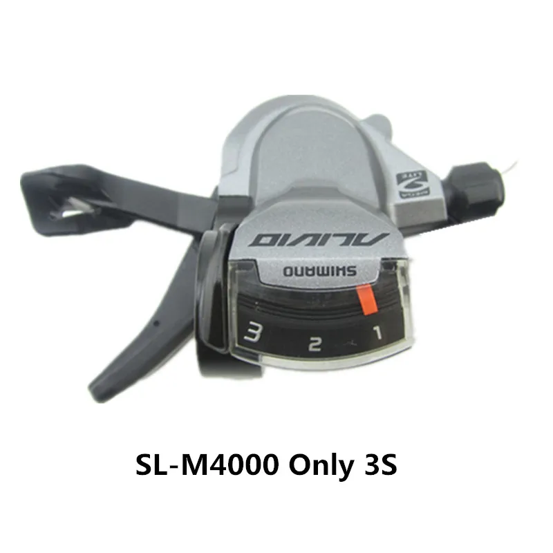 SHIMANO ALIVIO SL-M4000 горный велосипед палец 3X9 Контроль скорости масляный тормоз Сплит тип 27 скорость аксессуары коробки передач Универсальный бесплатно - Цвет: SL-M4000 Only 3S