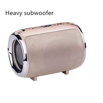 

Bluetooth Speaker Mobile Phone Wireless Outdoor Portable Computer Speakers Strap Heavy Subwoofer Mini Loudspeaker Radio F4040E