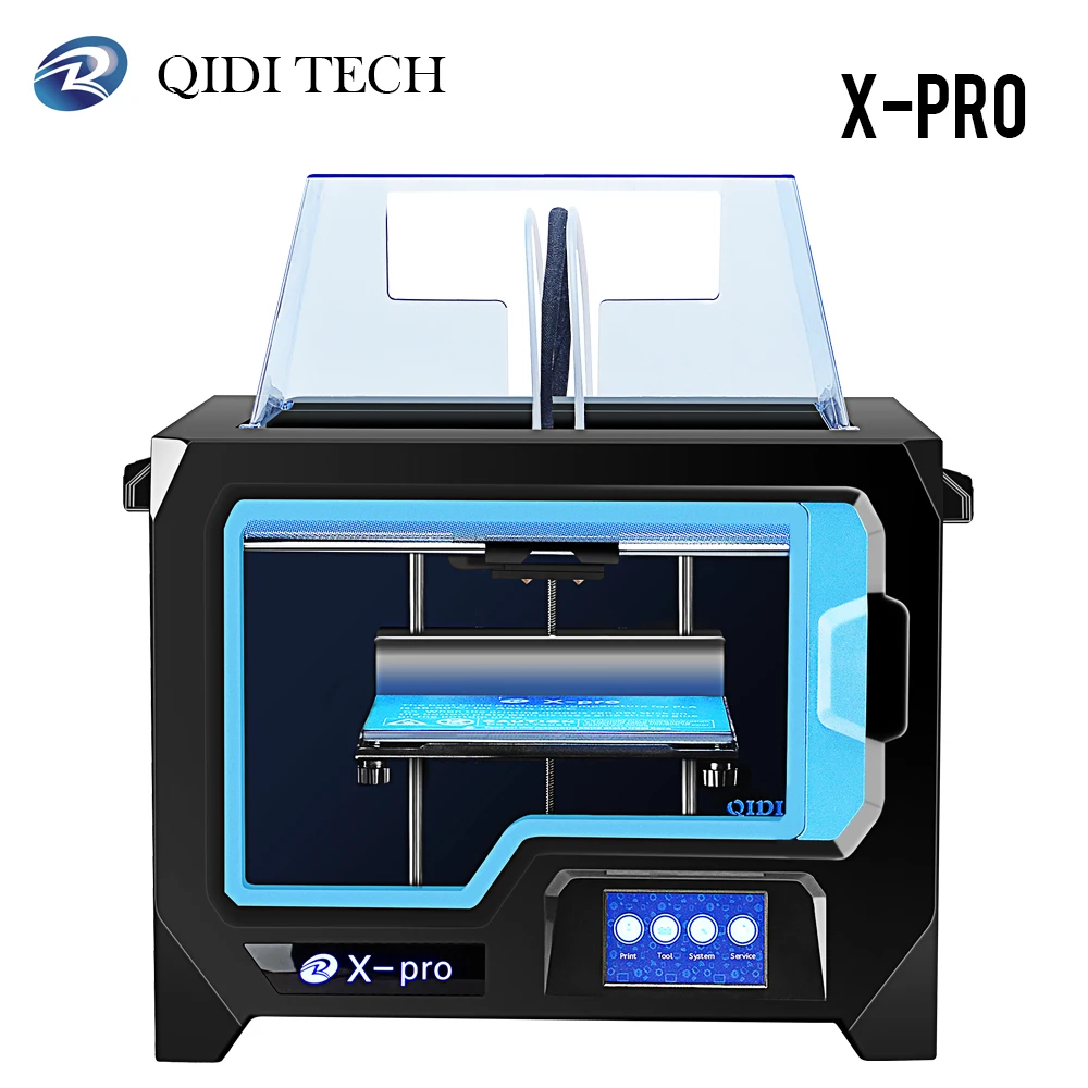 3D принтер QIDI TECH X Pro двойной экструдер с Wi Fi сенсорным экраном 4 3 дюйма и ABS PLA ТПУ|3D