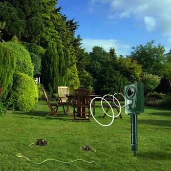 

Outdoor Garden Mole Rat Repellent Solar Power Ultrasonic Snake Bird Mouse Ultrasonic Pest Repeller Control
