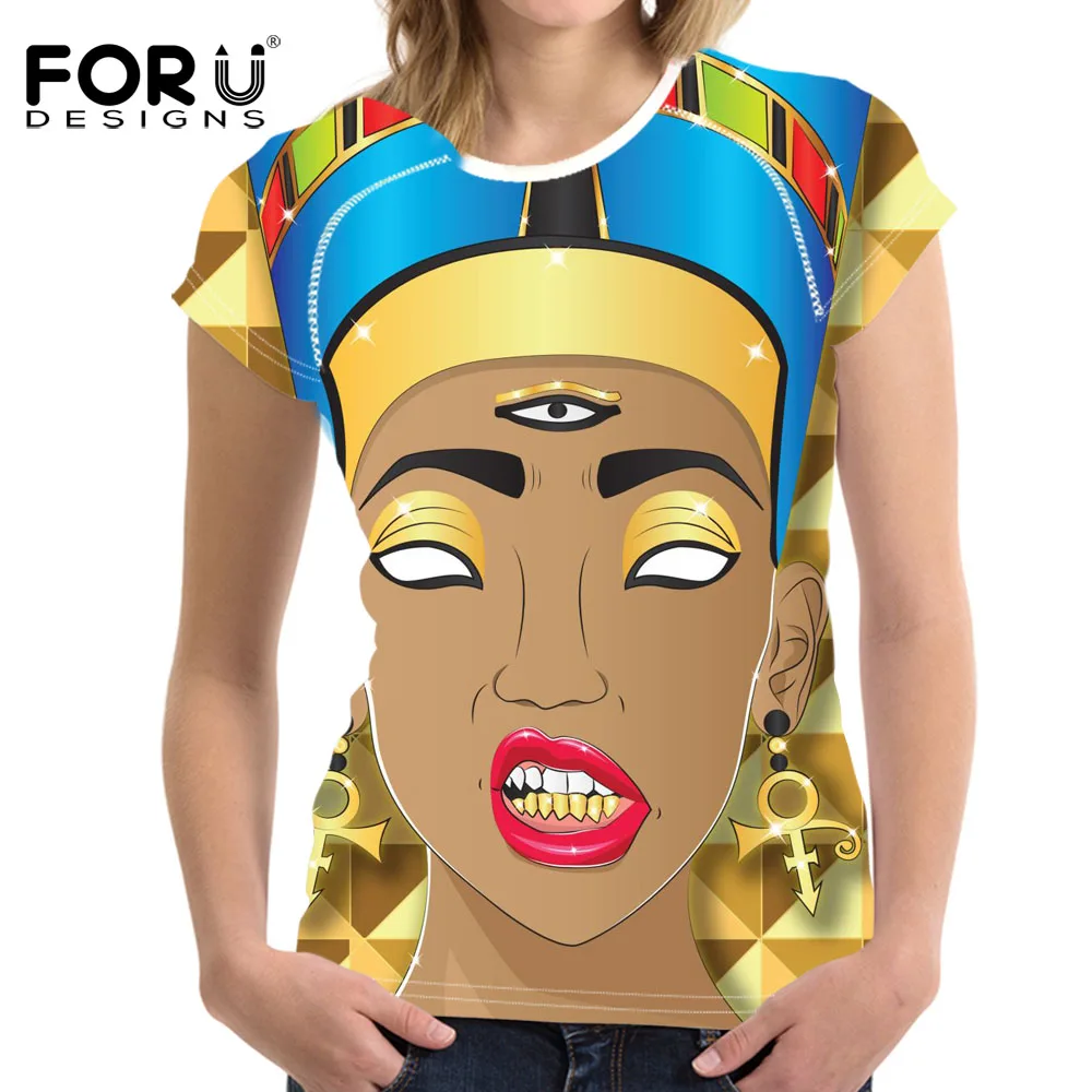 Poleras Mujer De Moda Футболка женская размера плюс АФРИКАНСКАЯ ДЕВУШКА 3D принт короткий рукав круглый вырез Футболка дешевая футболка Vestidos - Цвет: ZBH005BV