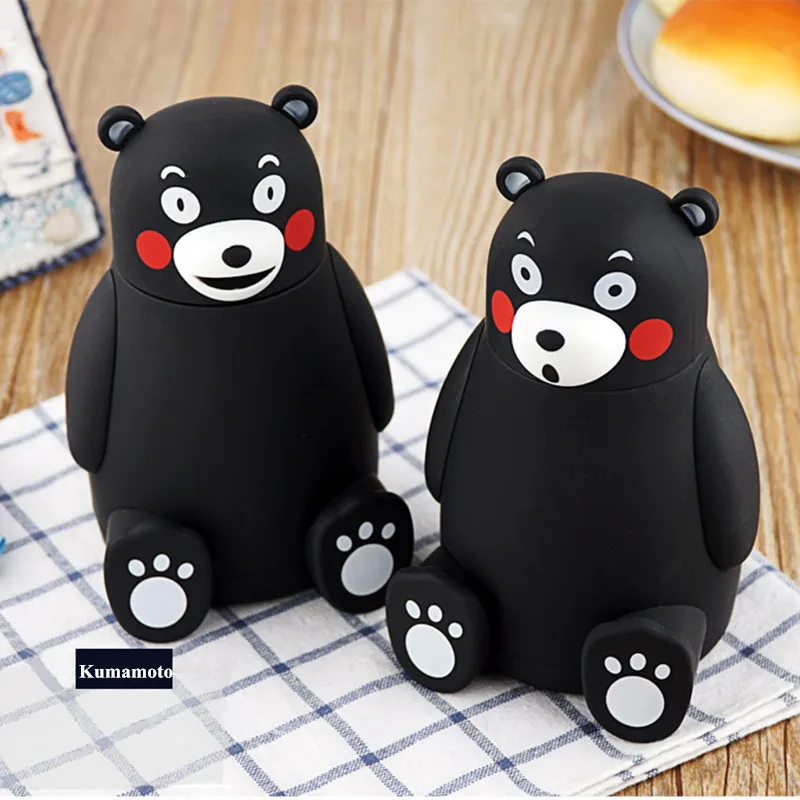 Термокружка Kumamon из нержавеющей стали вакуумная кружка мультфильма Медвежонок 280