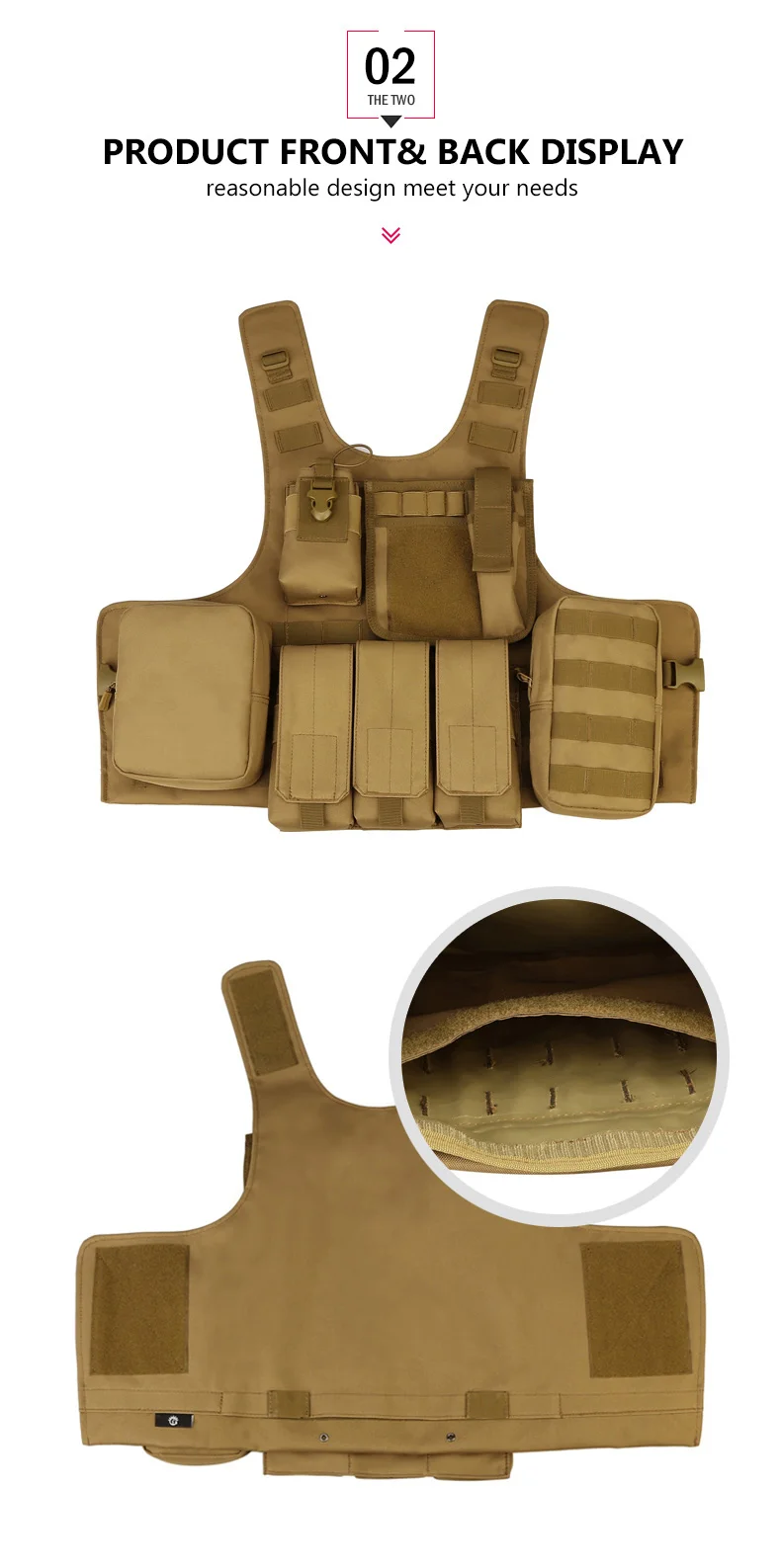 Airsoft Tactical Vest Mens Military Hunting Vests Equipment Vest Molle Combat Assault Plate Carrier Gilet Tactique Strap