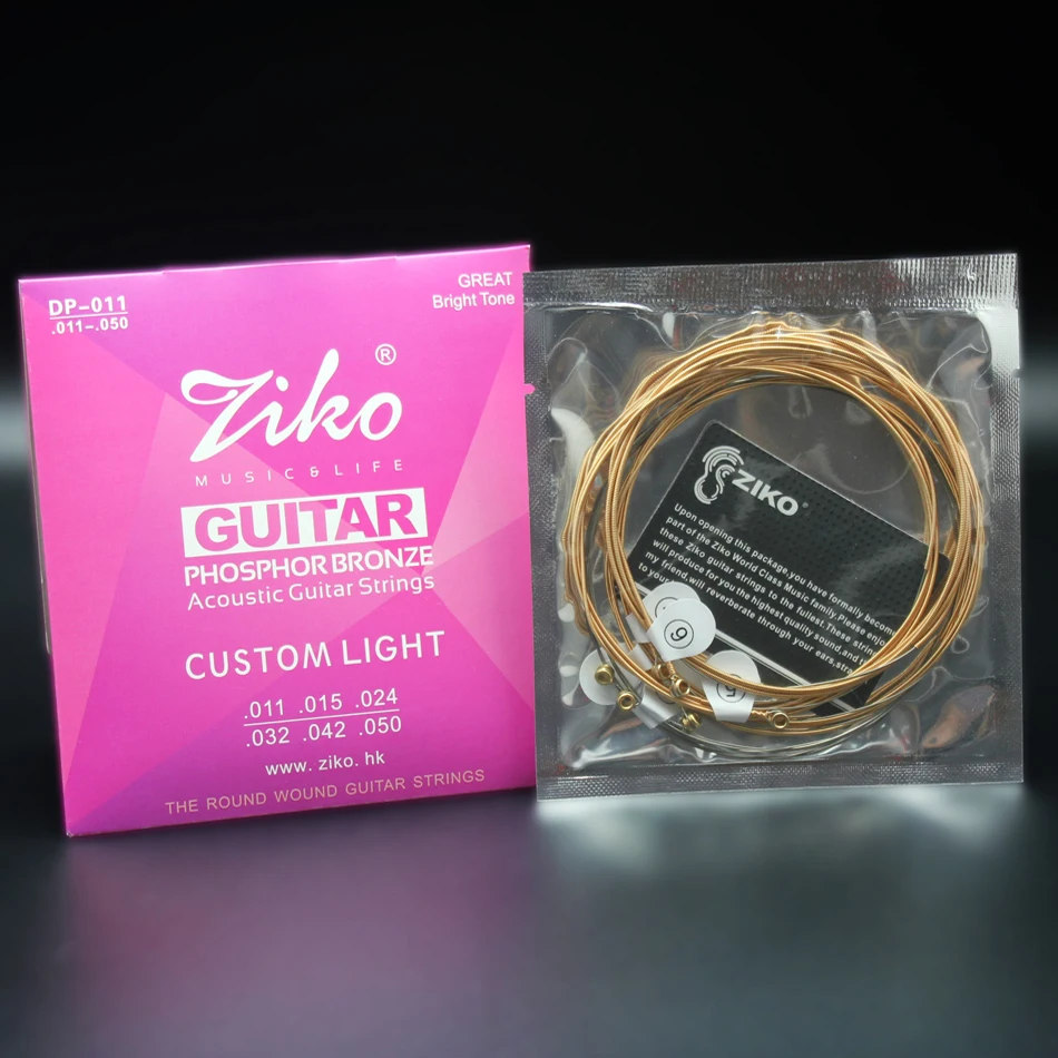 ZIKO-DP-Series-1-Set-of-Acoustic-Guitar-Strings-1st-6th-010-048-011-050-012(4)