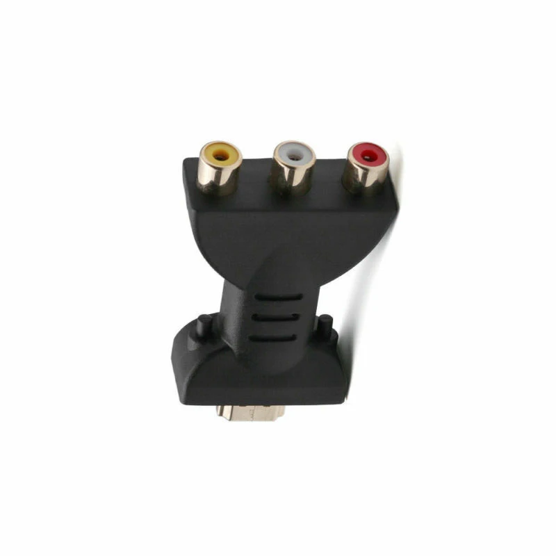 AV цифровой сигнал HDMI на 3 RCA аудио адаптер компонентный конвертер видео HDMI штекер на 3 RCA видео и аудио адаптер RGB цвет