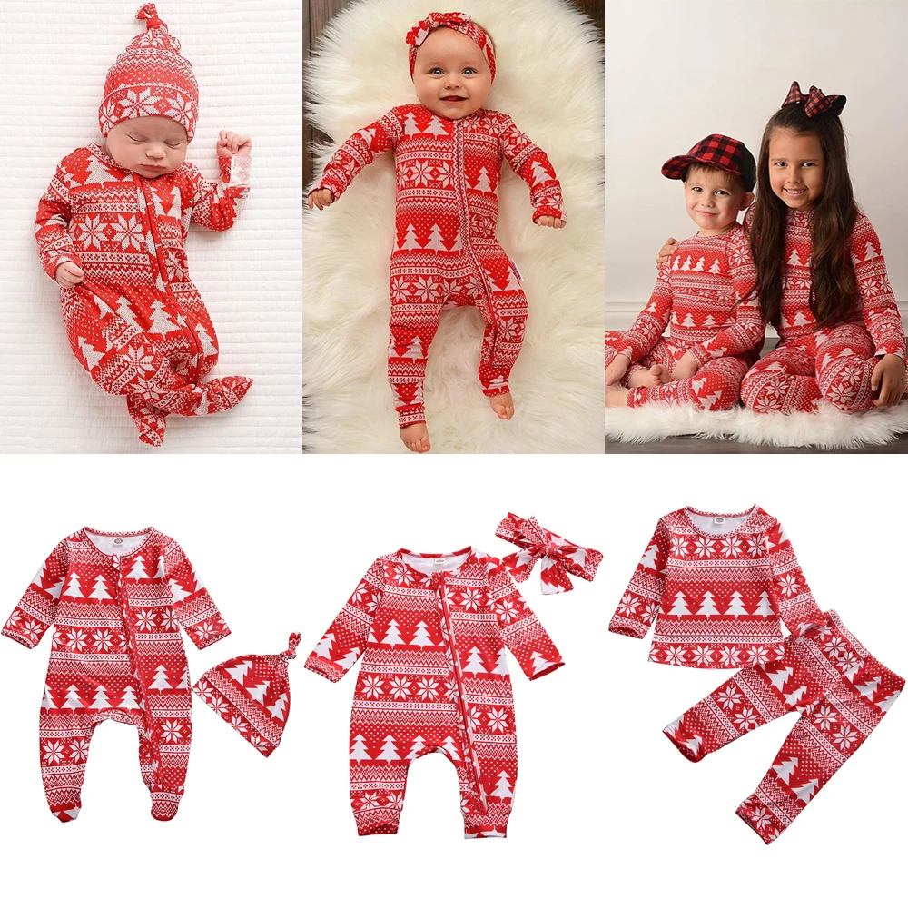 Рождественские одинаковые комплекты для семьи детский пижамный комплект братья
