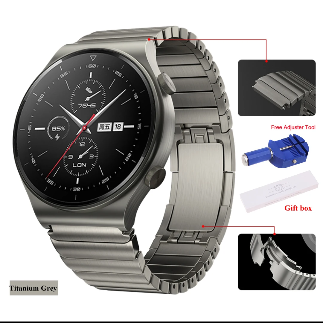 Cinturino In Silicone Per Huawei GT3 Pro 43mm, GT3 42mm, GT2 42mm, Larghezza 20mm, Nero, Impermeabile, Ricambio AWADUO