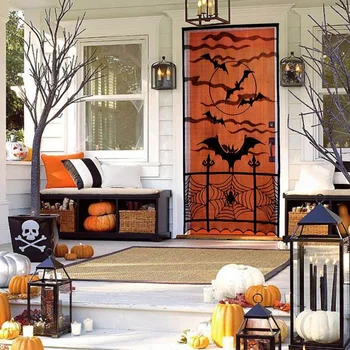 

Halloween Indoor Decoration Curtain Decoration Table Flag Creative Decoration