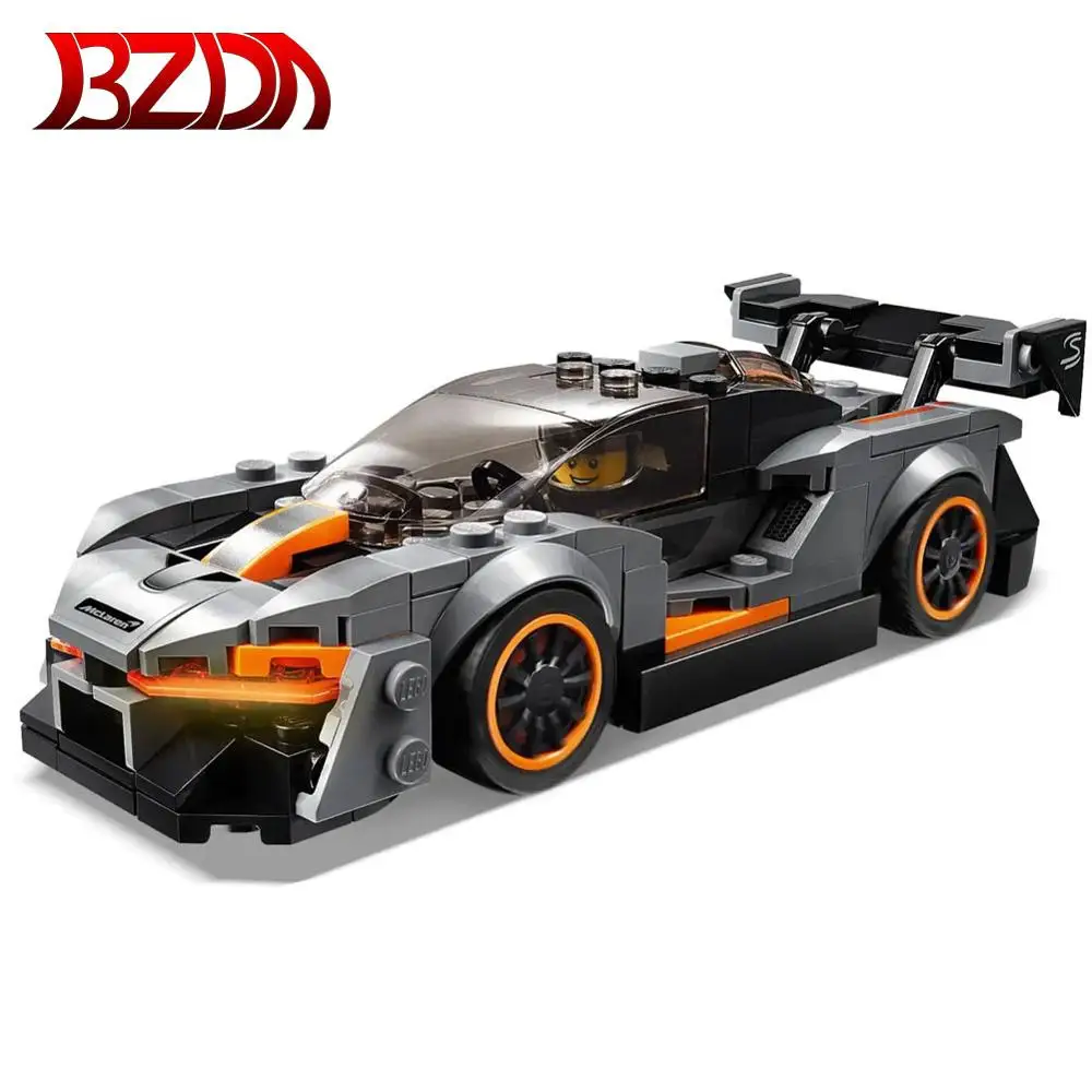 225 шт. Детский конструктор McLaren Senna Ferrari гоночный автомобиль | Игрушки и хобби
