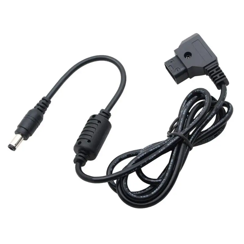 

D-Tap 2 Pin Connector to DC Power Line 2.1/2.5mm Plug Practical Durable and Safe 1m Power Cable for LCD Display/HDV