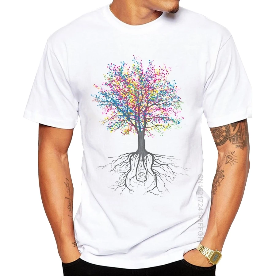 Мужская футболка с надписью Notes Grow On Trees 100% хлопок Дизайнерские повседневные топы