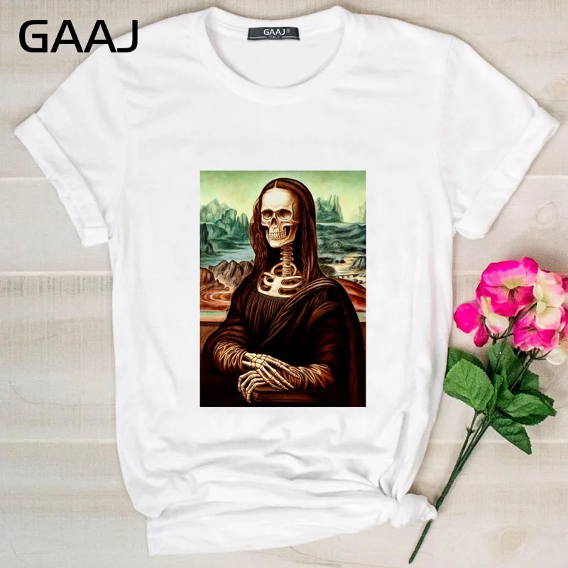 11 GAAJ "edgy lisa" футболка женская повседневная одежда женская футболка с принтом тонкая футболка плюс размер D9S3I - Цвет: 11