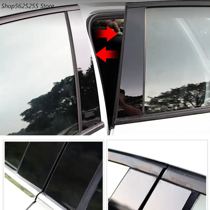 Auto Fenster Trim Fur Kia K5 Optima 2020 2021 Zubehor Helle Schwarz Tur Center Saule Pc Materior Aufkleber Dekoration Styling Mouldings Aliexpress