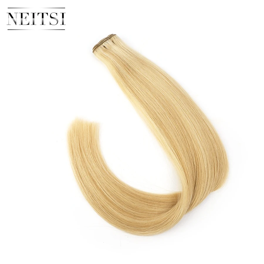 Neitsi девственные Remy человеческие волосы Уток 2" 100 г/шт. один Даритель кутикулы выровненные неповрежденные наращивание волос для салона