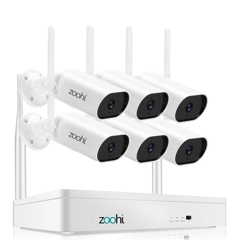 wireless security camera system Zoohi 3MP Wireless Camera System HD Video Surveillance Camera Wifi Outdoor Security Camera System Sound Record Night Vision floodlight cam surveillance cameras Surveillance Items