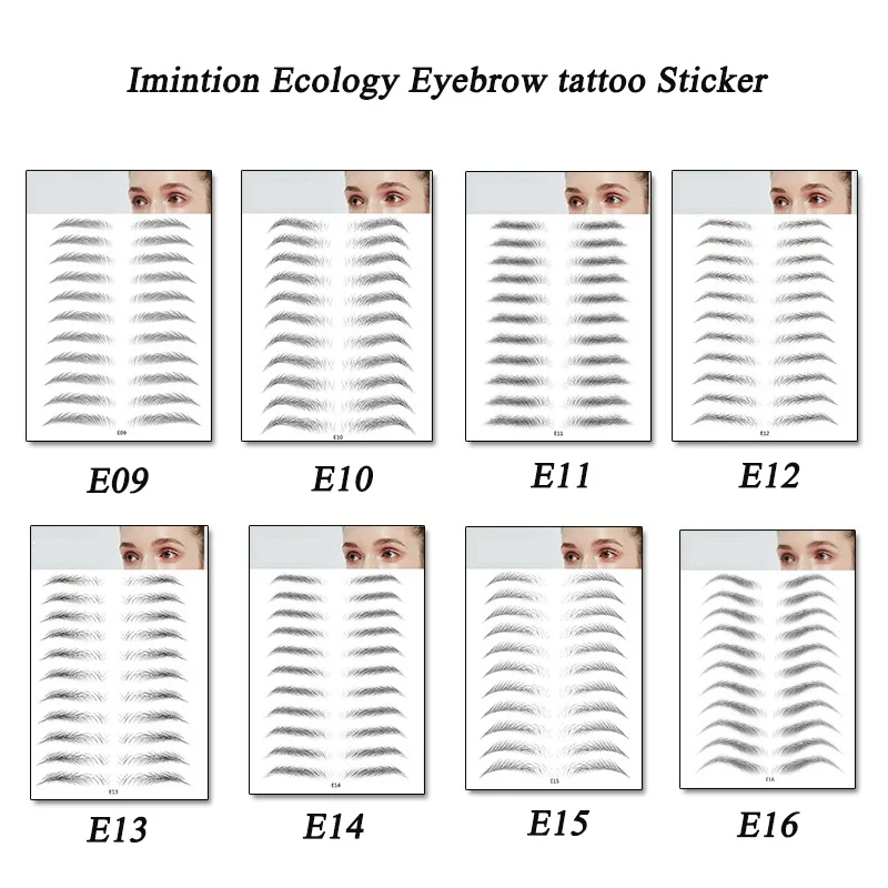 Wholesale 4D Hair-like Eyebrow Tattoo Sticker Water-based Eye Brow Stickers False Eyebrows Wholesale 4D Hair-like Eyebrow Tattoo Sticker Water-based Eye Brow Stickers False Eyebrows