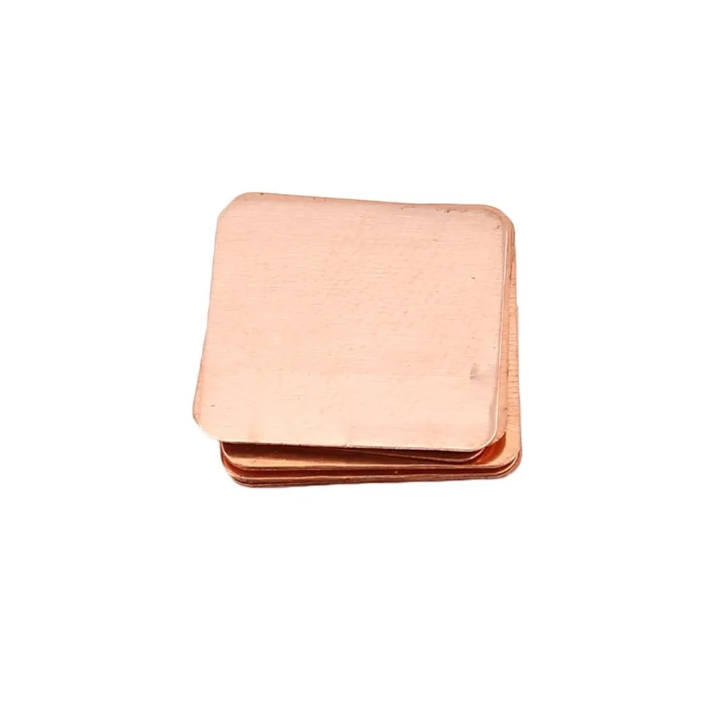Buy 1 Get 1 for Free Pure Copper Brass Heatsink Shim Thermal Pad Barrier for Laptop Graphics Card 15x15mm Fast Thermal Buy 1 Get 1 for Free Pure Copper Brass Heatsink Shim Thermal Pad Barrier for Laptop Graphics Card 15x15mm Fast Thermal