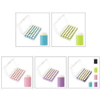 

Finger Sponge Daubers with Storage Case 40 Pack Craft Sponge Daubers for Drawing Painting Ink Craft Stamping Card Making girls