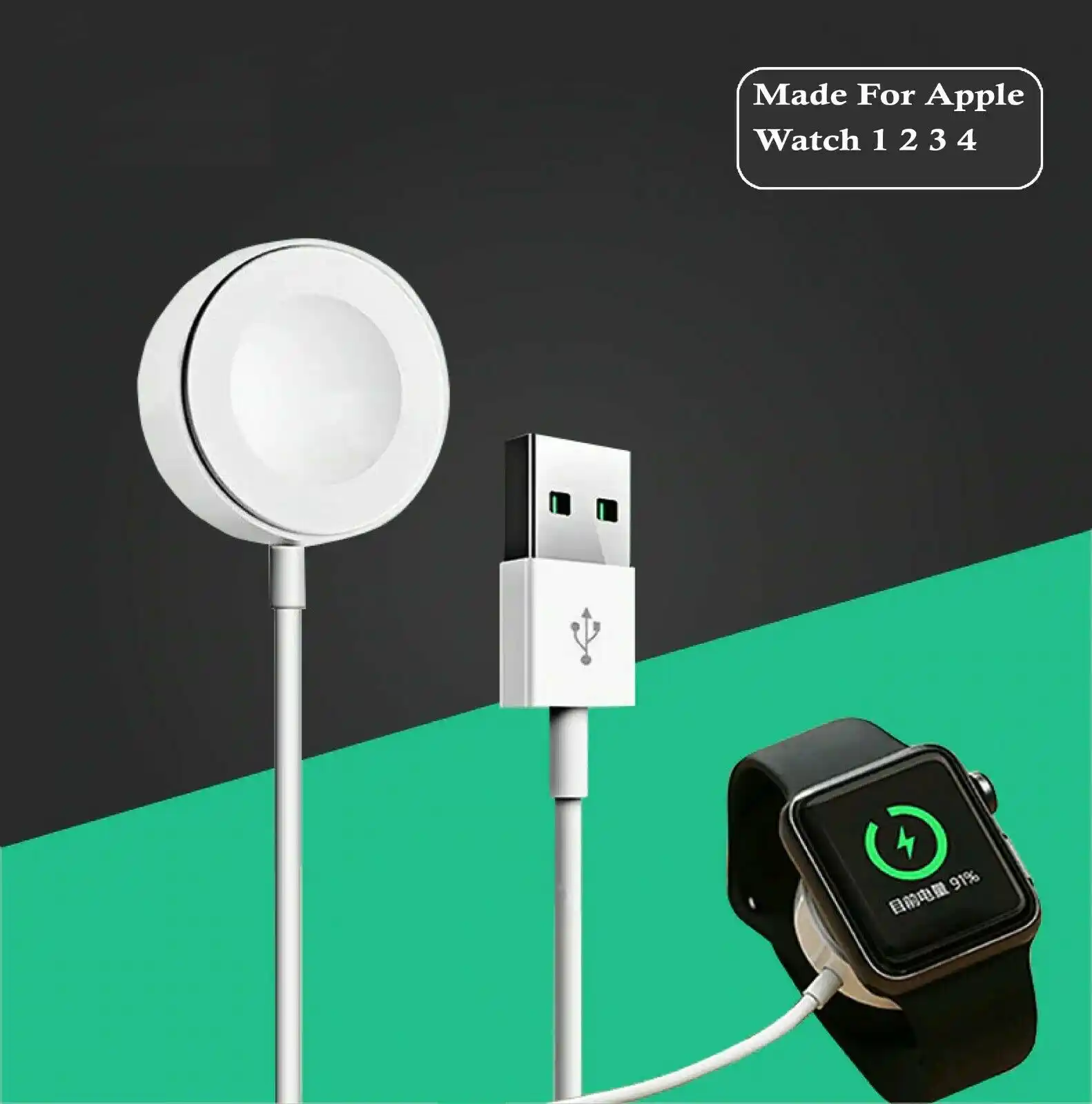 For Apple Watch 1 2 3 4 Series Portable Magnetic Wireless Charger Induction Usb Power Charging For Apple Watch With Original Box Aliexpress