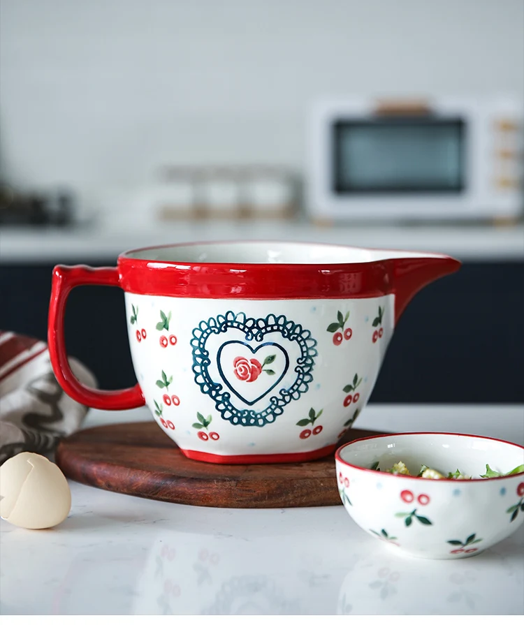 Set De 2 Bols à Mélanger En Céramique Servappetit Crème 1,5 Qt Et 3 Qt